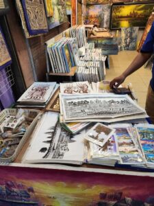 Siem Reap Old Market - buing some souvenirs