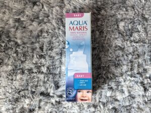 Nasal spray for babies that you can buy in Thailand.