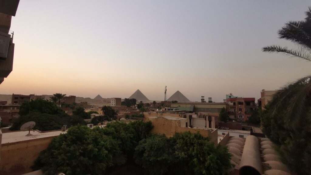 Things to do in Egypt: view from our hotel.