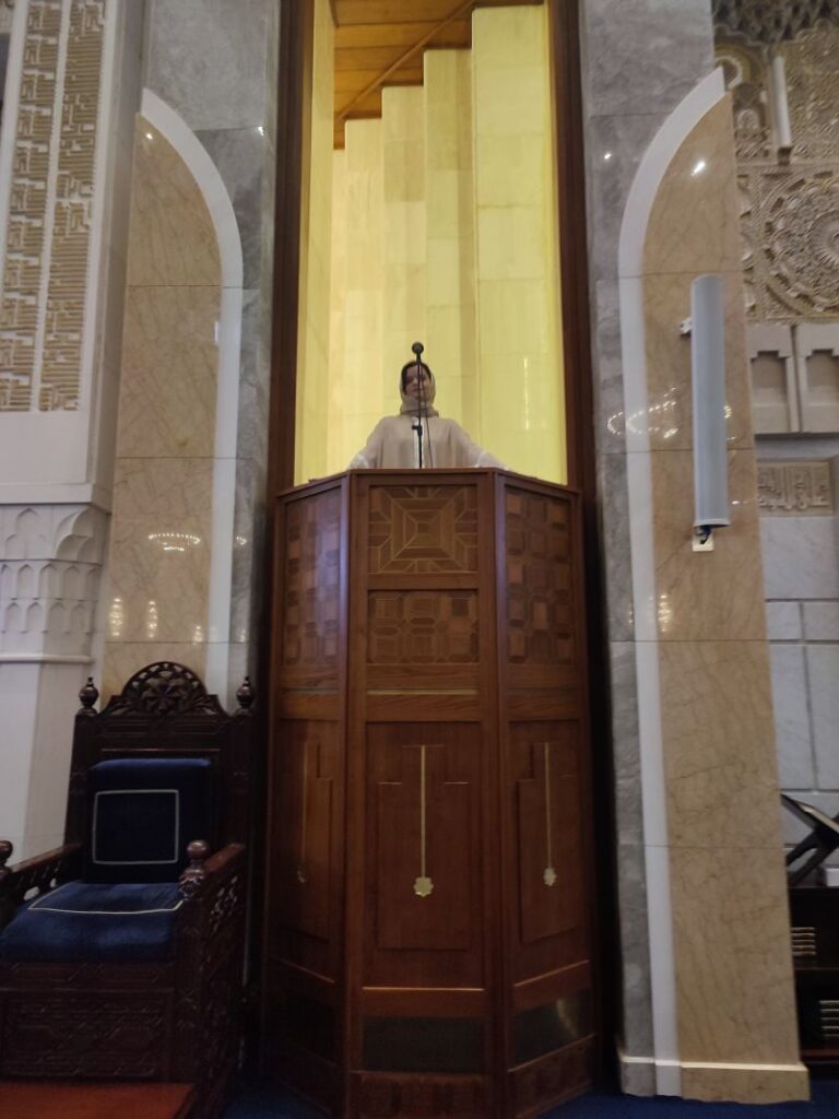 Grand pulpit (minbar) of the Grand Mosque in Kuwait
