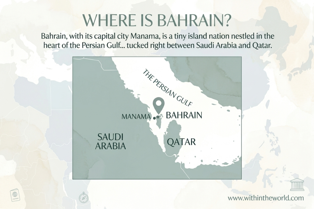 Where is Bahrain? Map