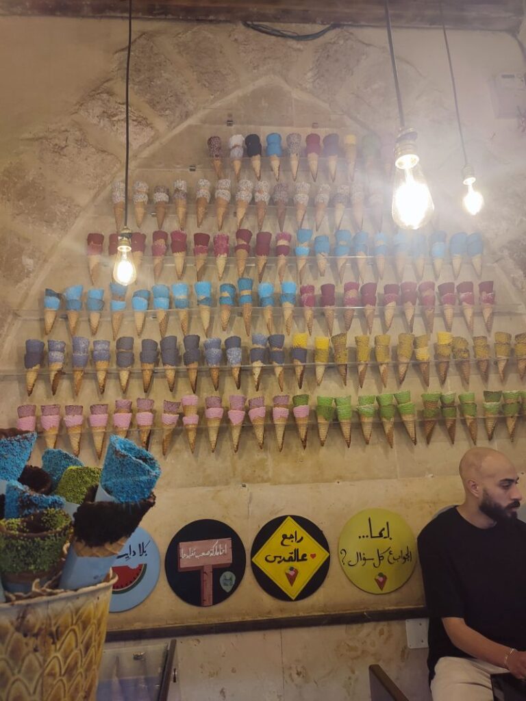 Aima Ice Cream Restaurant in Amman, photo taken inside