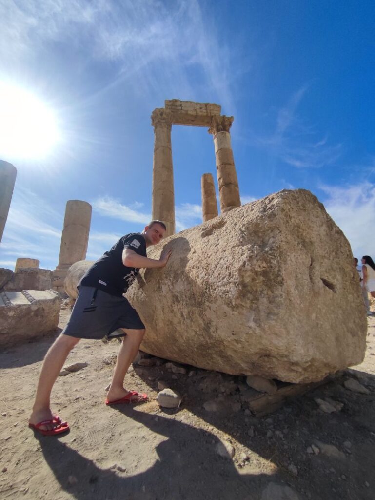Columns of the Roman Temple of Hercules