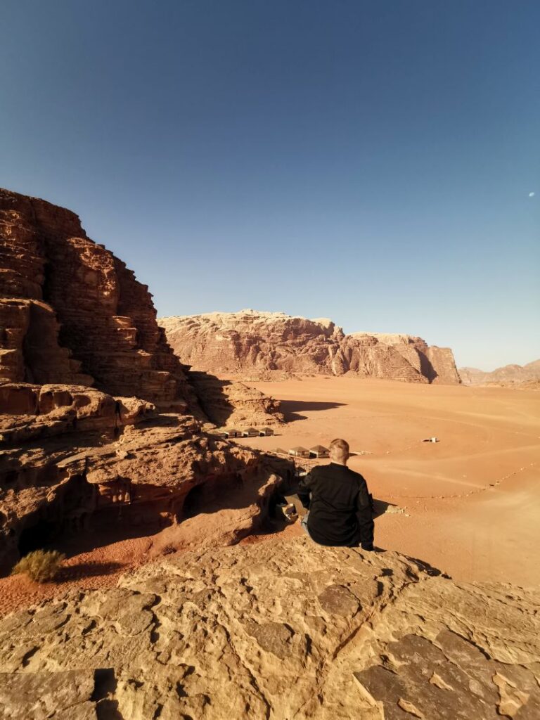 Wadi Rum: the camp viewpoint