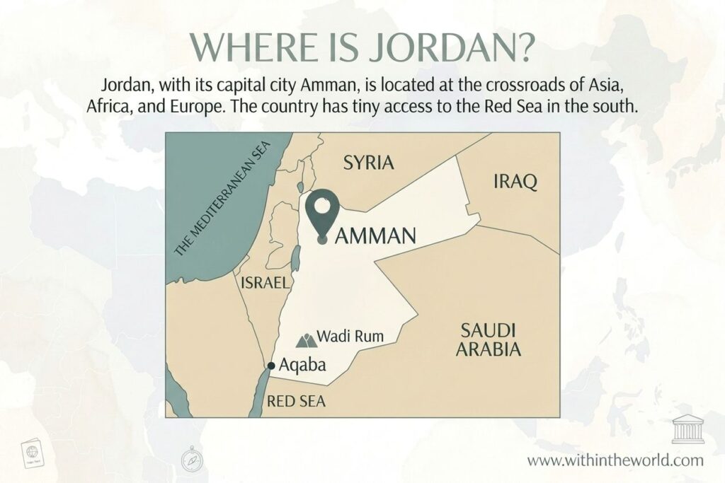 Where is Jordan? Map